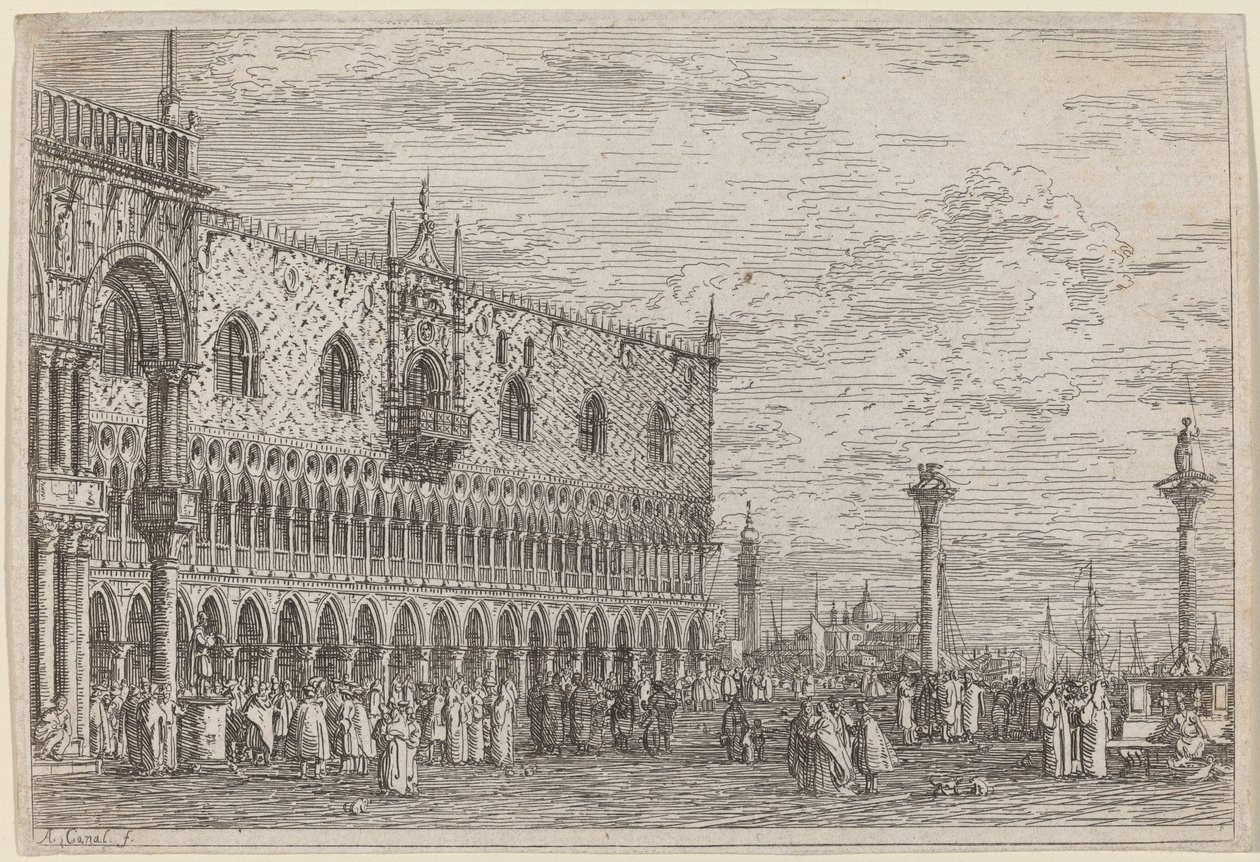La Piera del Bando. V. da Canaletto