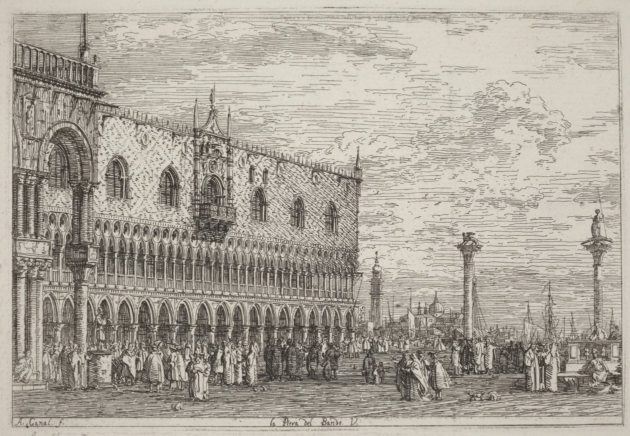 La Piera del Bando. V. da Canaletto