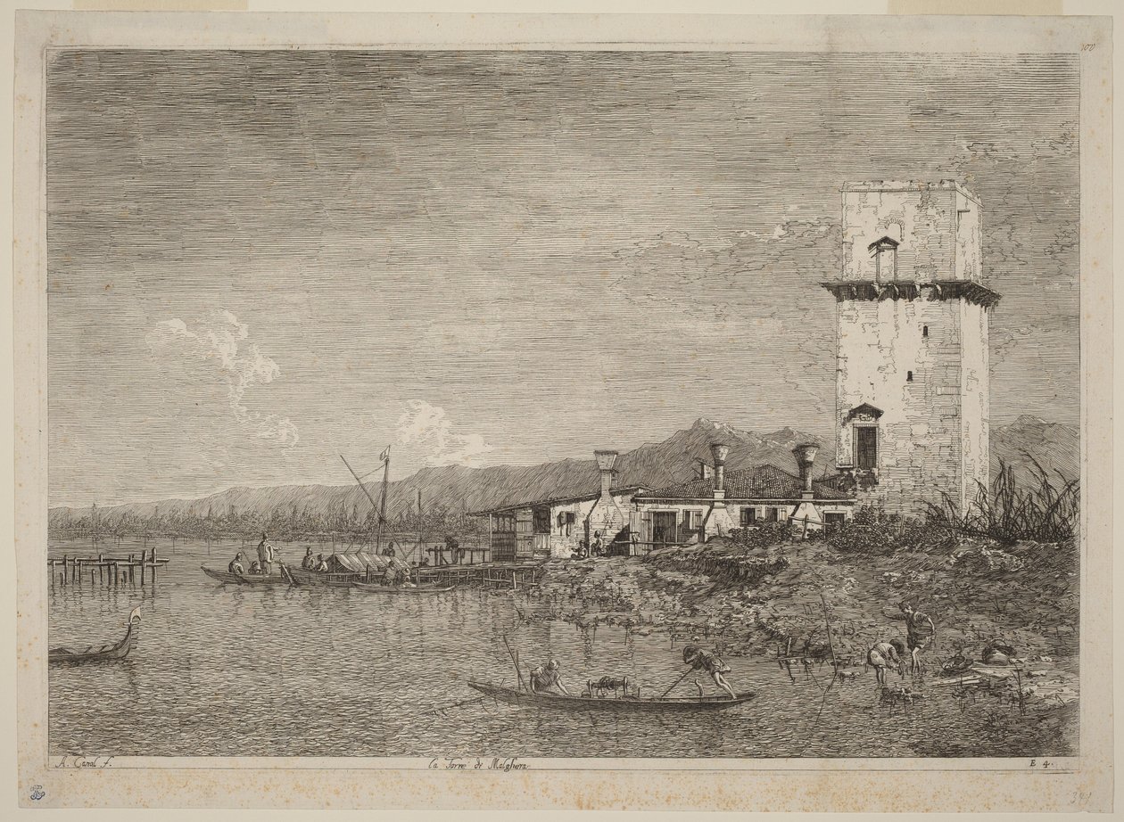 La Torre di Malghera da Canaletto