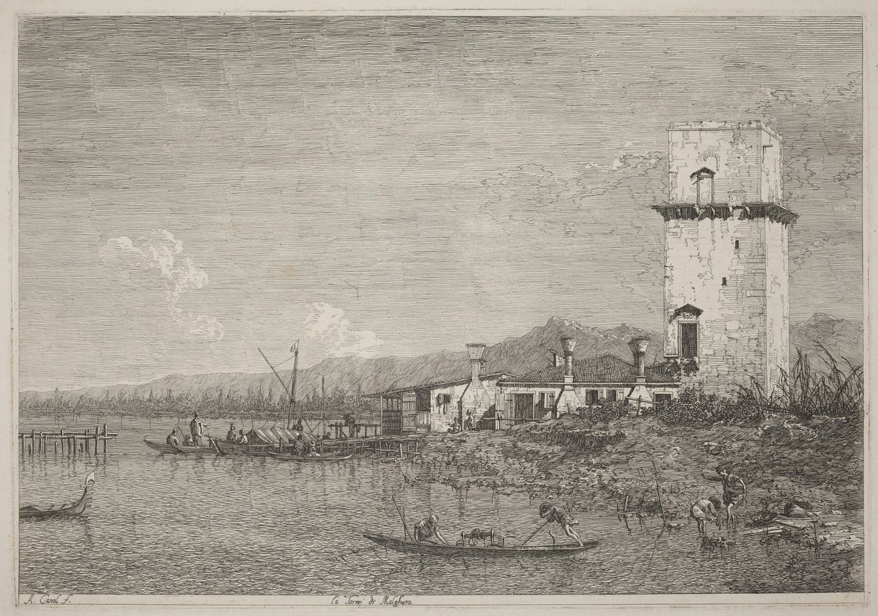 La Torre di Malghera da Canaletto