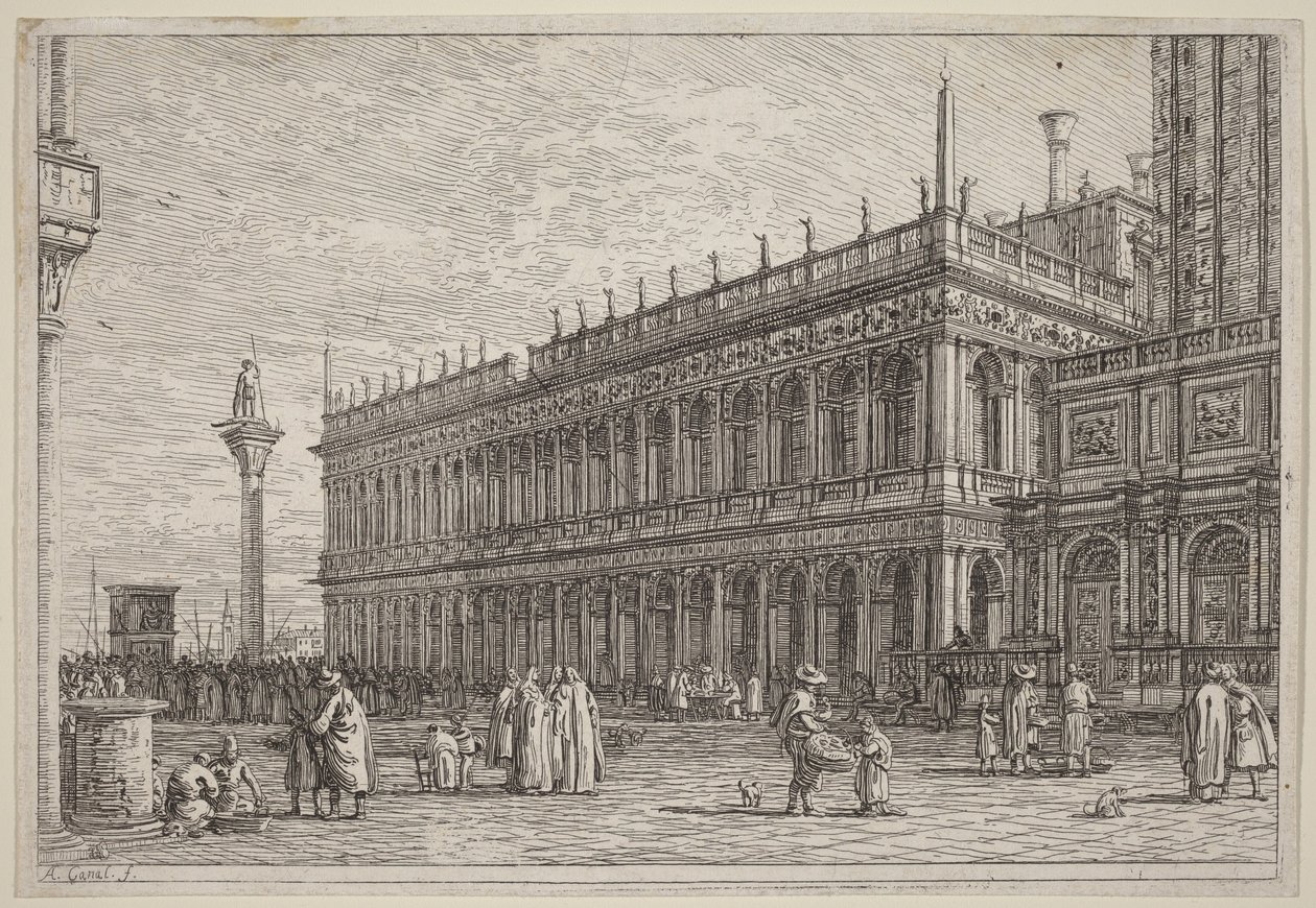La libreria. V. da Canaletto