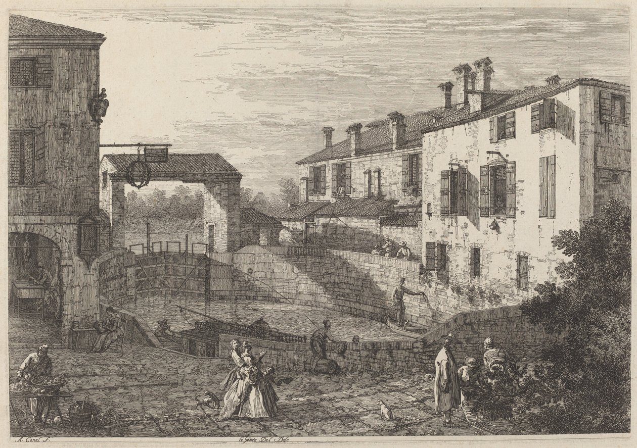 Le Porte Del Dolo da Canaletto