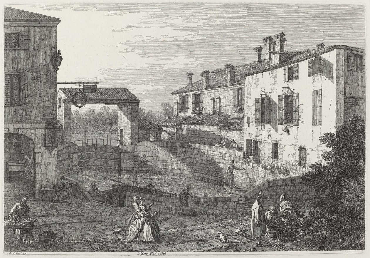 Le Porte Del Dolo da Canaletto