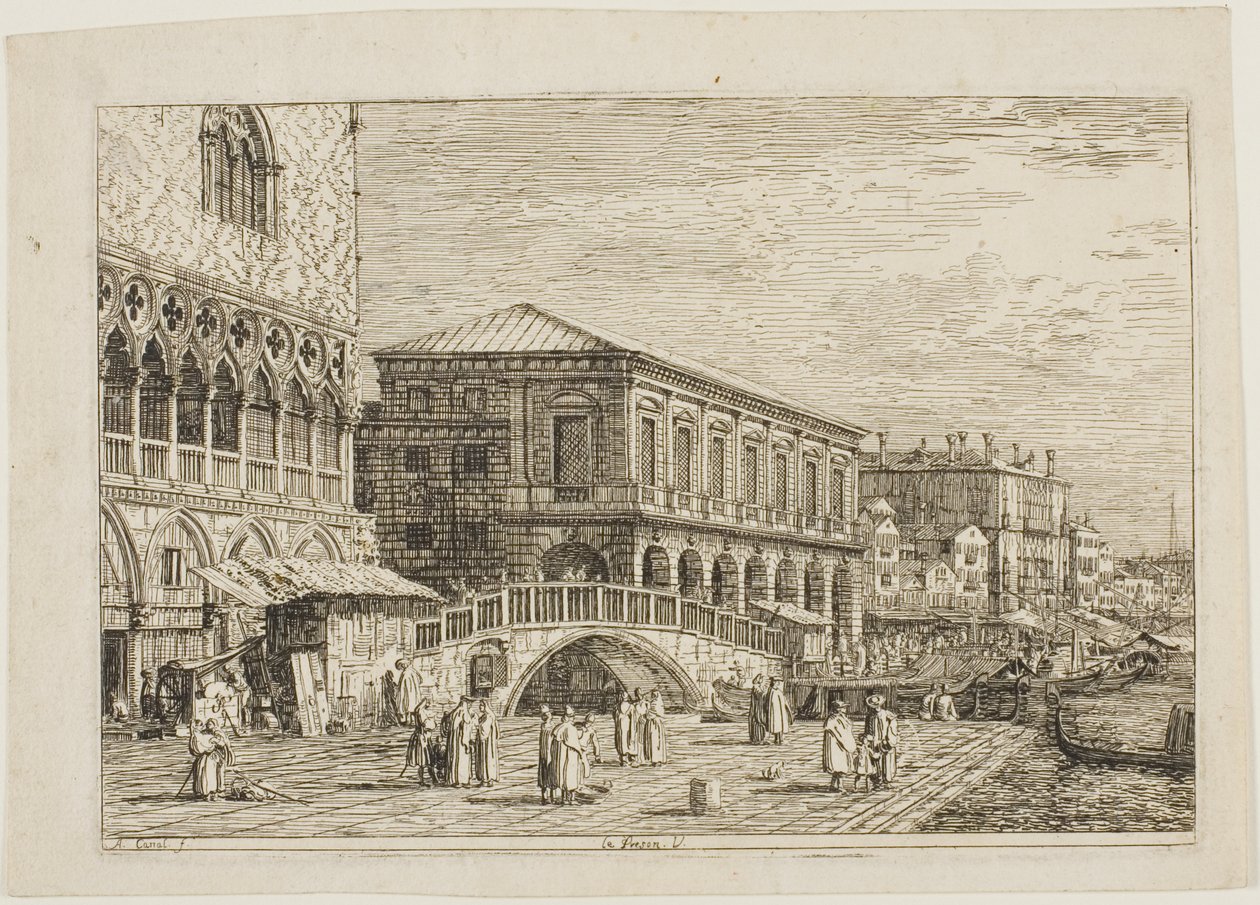 Le Prigioni. V., da Vedute da Canaletto