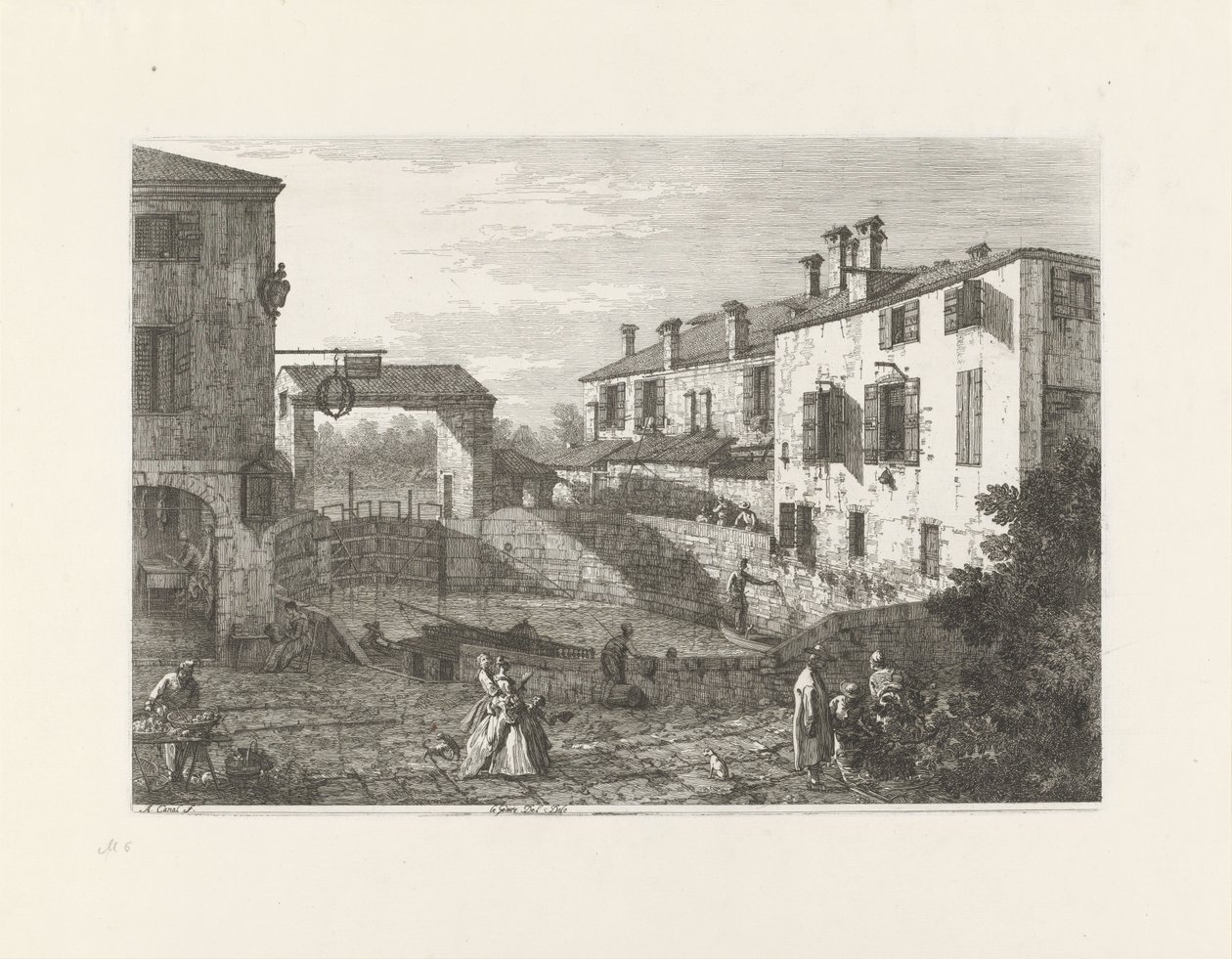 Le porte del Dolo da Canaletto
