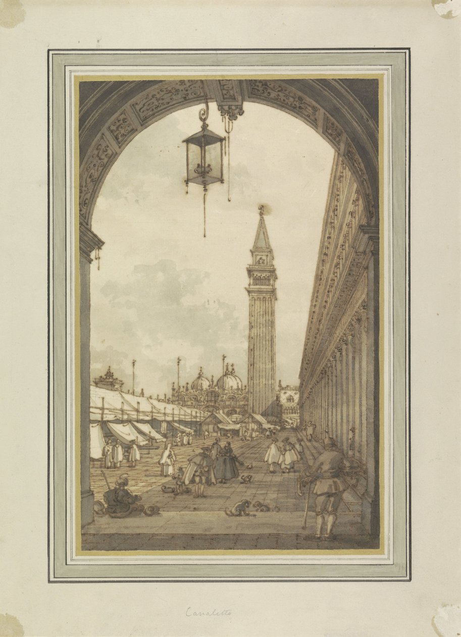 Piazza San Marco, Venezia, vista da sud-ovest da Canaletto