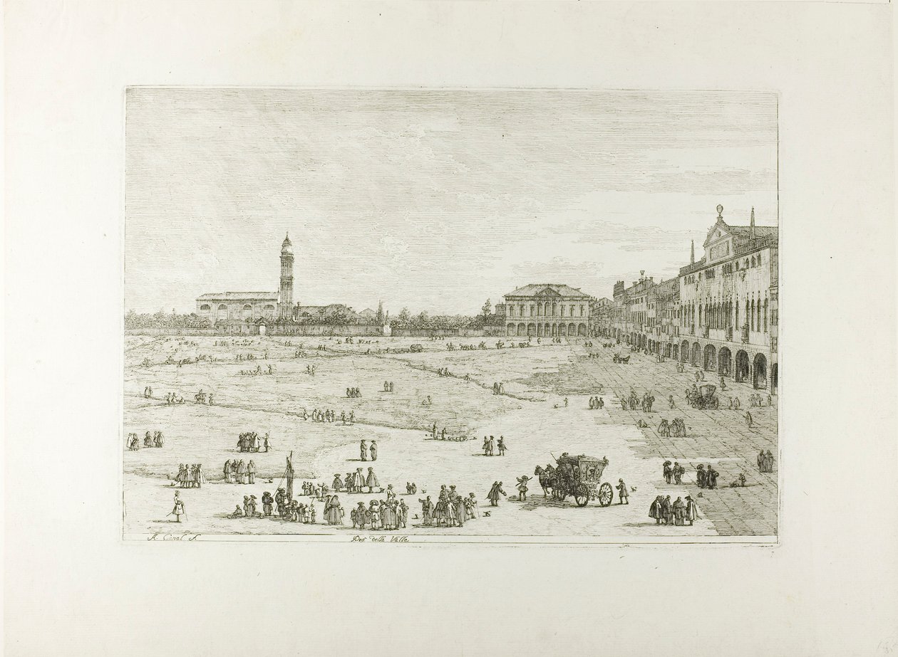 Prà della Valle, da Vedute da Canaletto