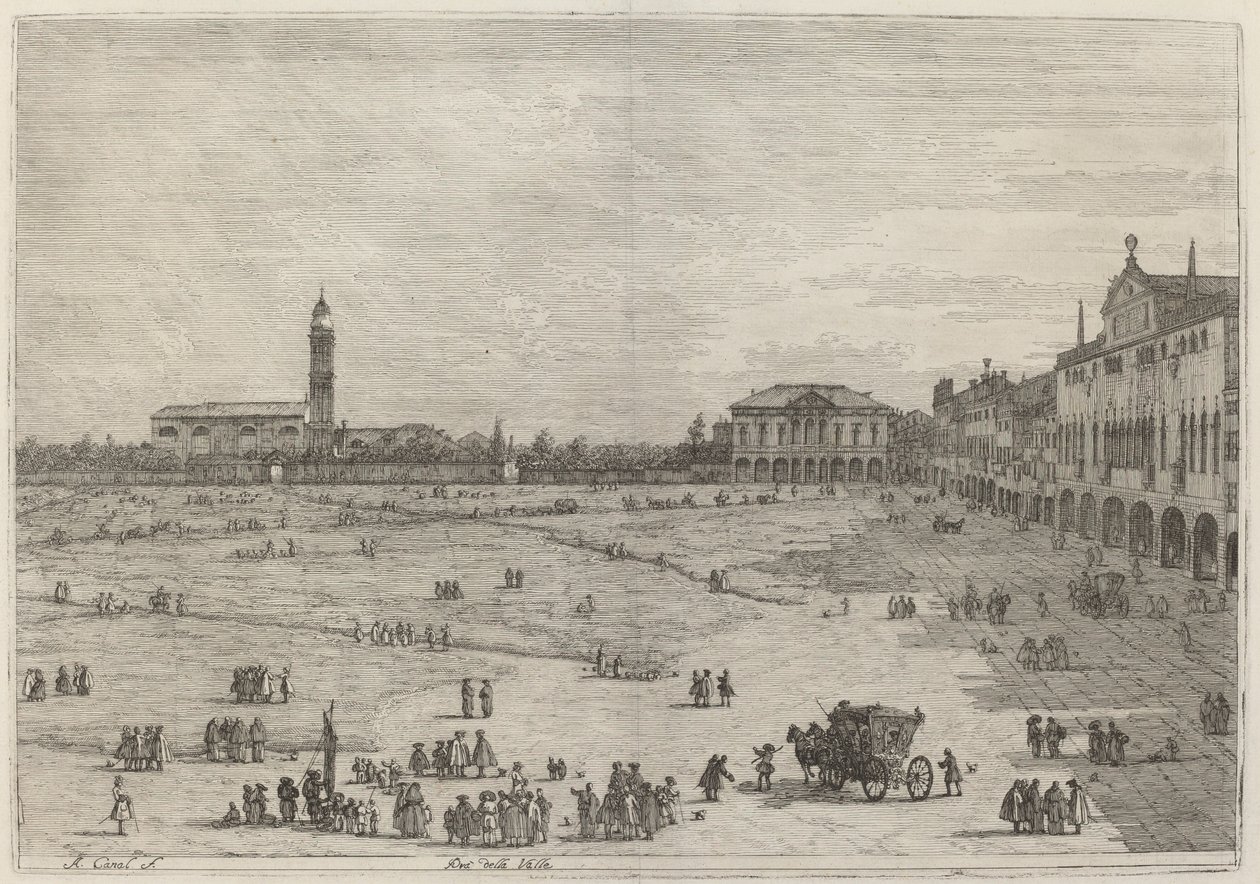 Pra della Valle da Canaletto