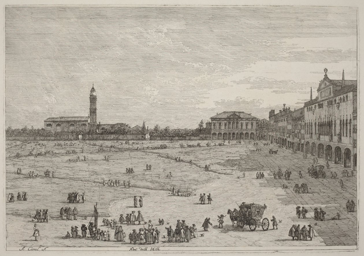 Prato della Valle da Canaletto