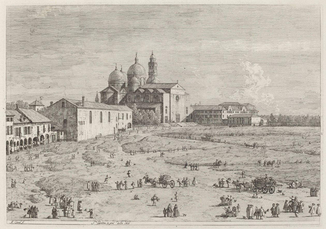 S. Giustina in pra della Vale, c. 1735-1746 da Canaletto