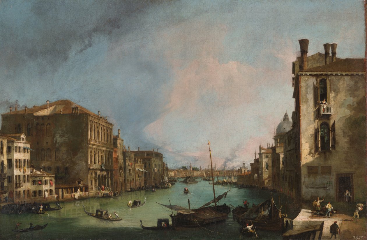 Il Canal Grande a Venezia con il ponte di Rialto da Canaletto