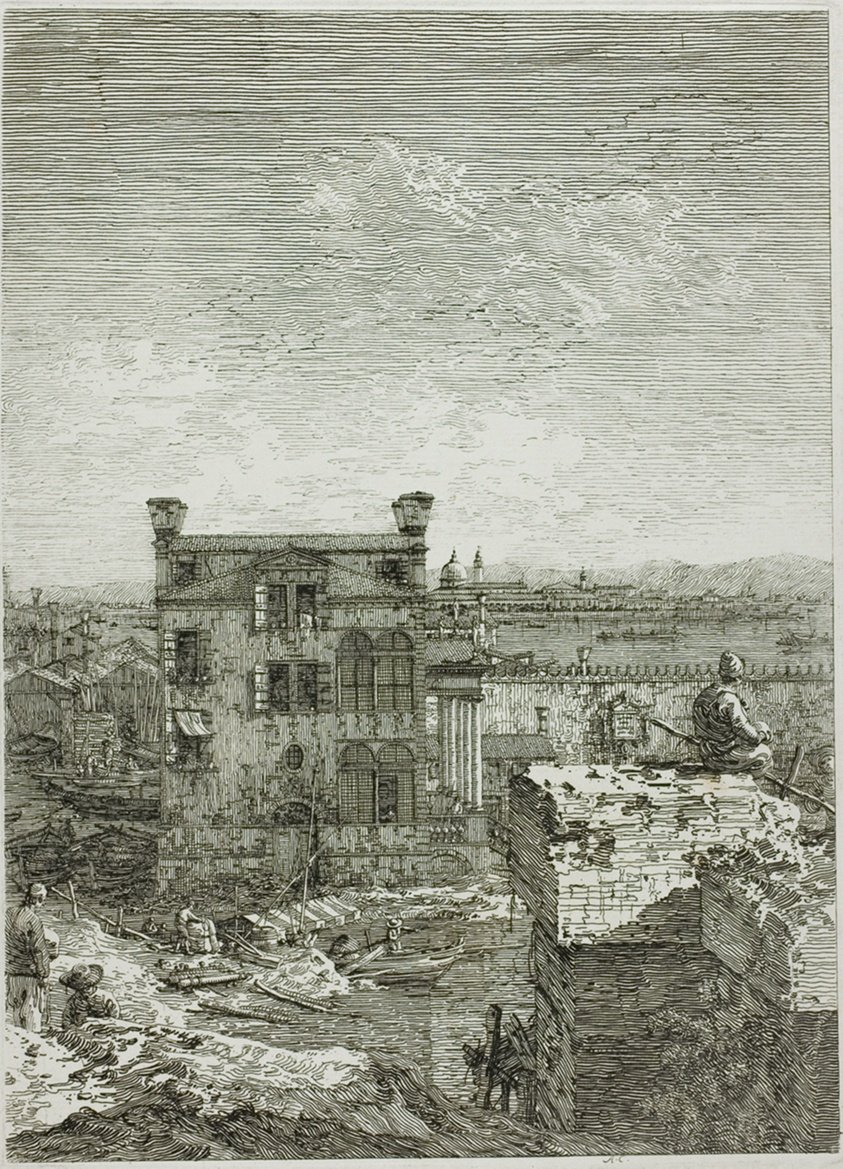 La Casa con il Peristilio, da Vedute da Canaletto