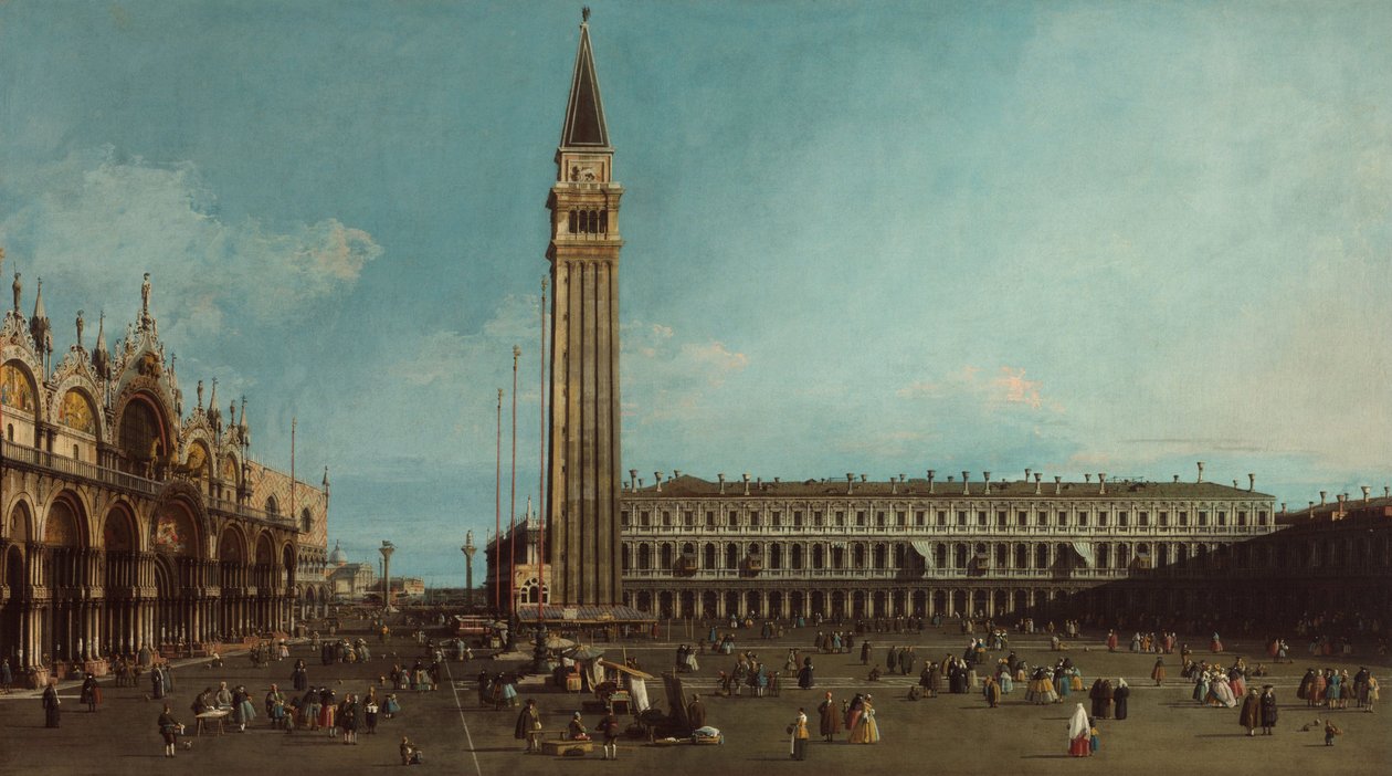 The Piazza San Marco, Venice da Canaletto