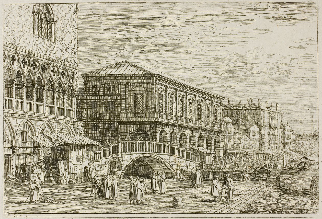 La prigione, da Vedute da Canaletto