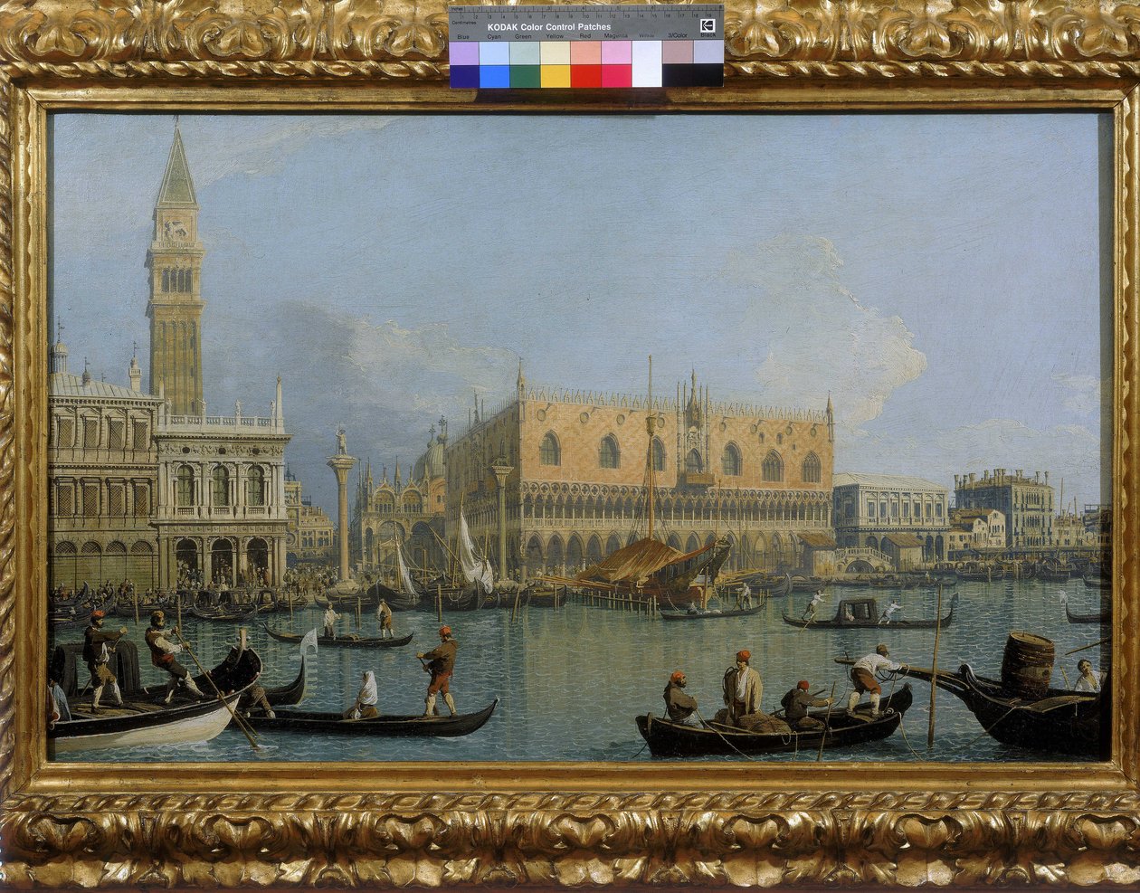 Veduta del Palazzo Ducale a Venezia da Giovanni Antonio Canal