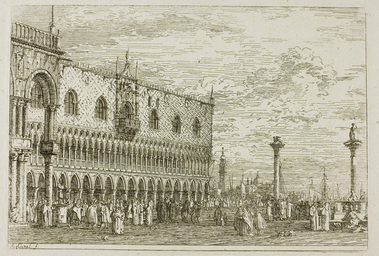 La Piera del Band V, da Vedute da Canaletto