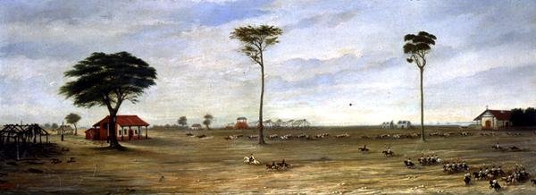 Campo fortificato a Paso de Patria, Paraguay da Candido Lopez