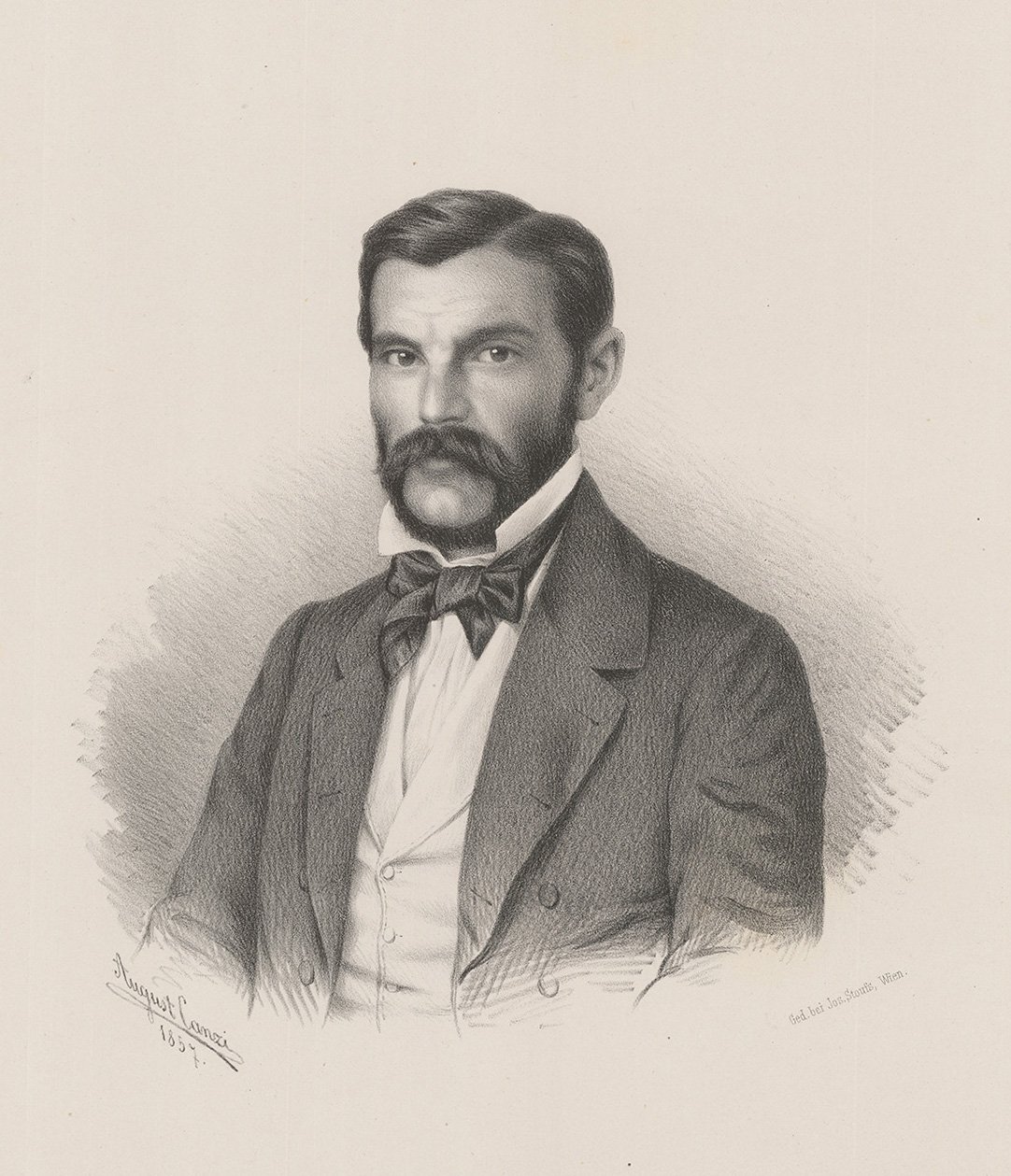 Ritratto di László Thenke da Canzi Ágost Elek