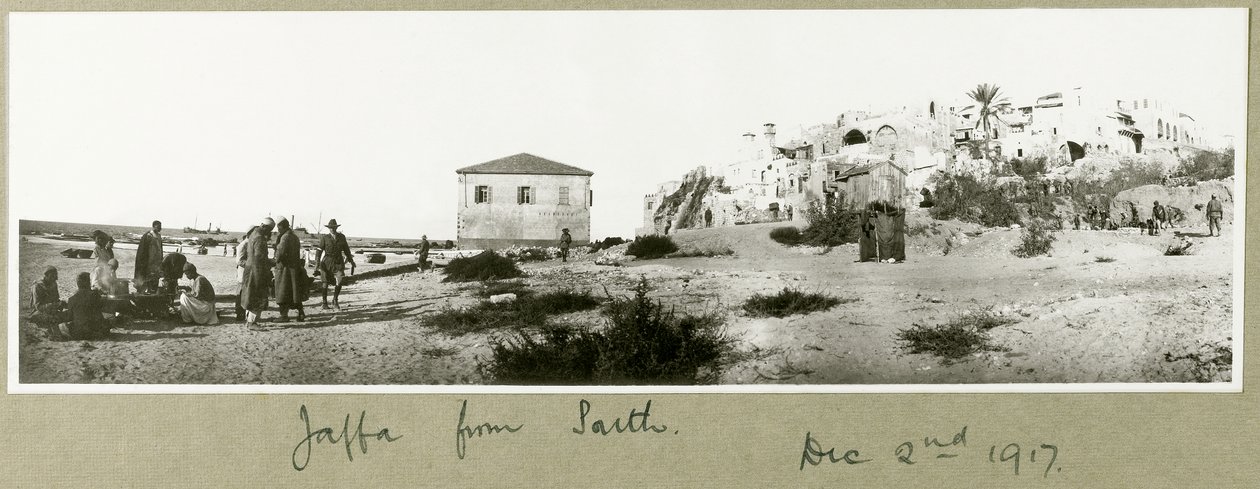 Jaffa dal sud, 2 dicembre 1917 da Capt. Arthur Rhodes