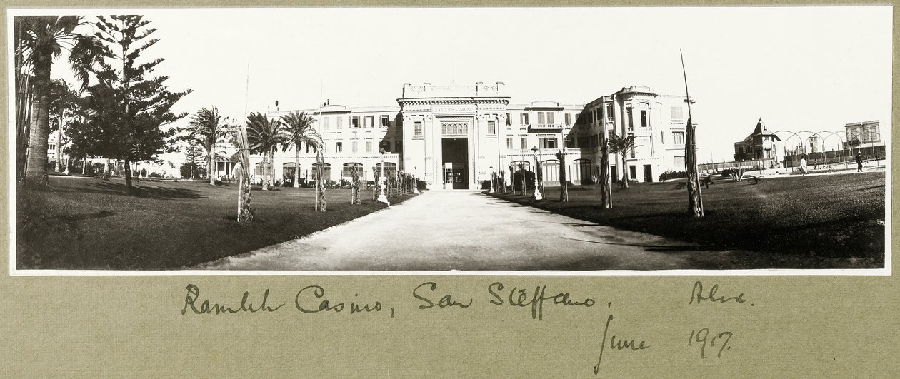 Ramleh Casino, San Stefano, giugno 1917 da Capt. Arthur Rhodes
