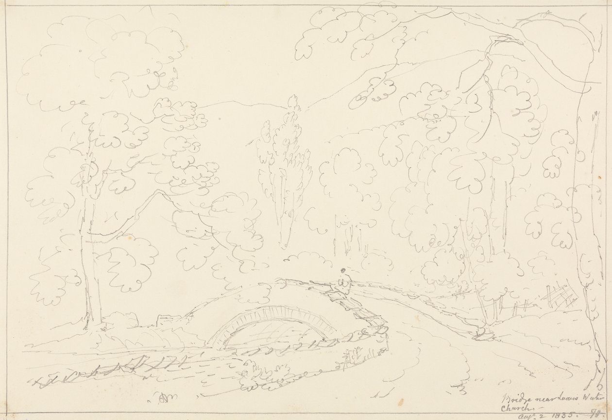 Ponte vicino alla Chiesa di Loweswater, 2 Agosto 1835 da Capt. Thomas Hastings