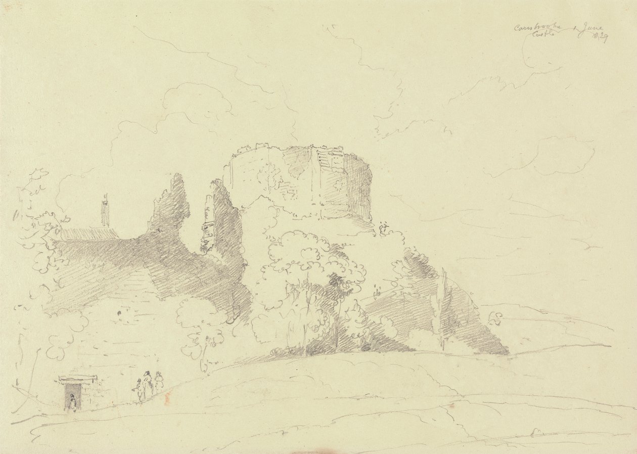 Castello di Carisbrooke, Isola di Wight da Capt. Thomas Hastings