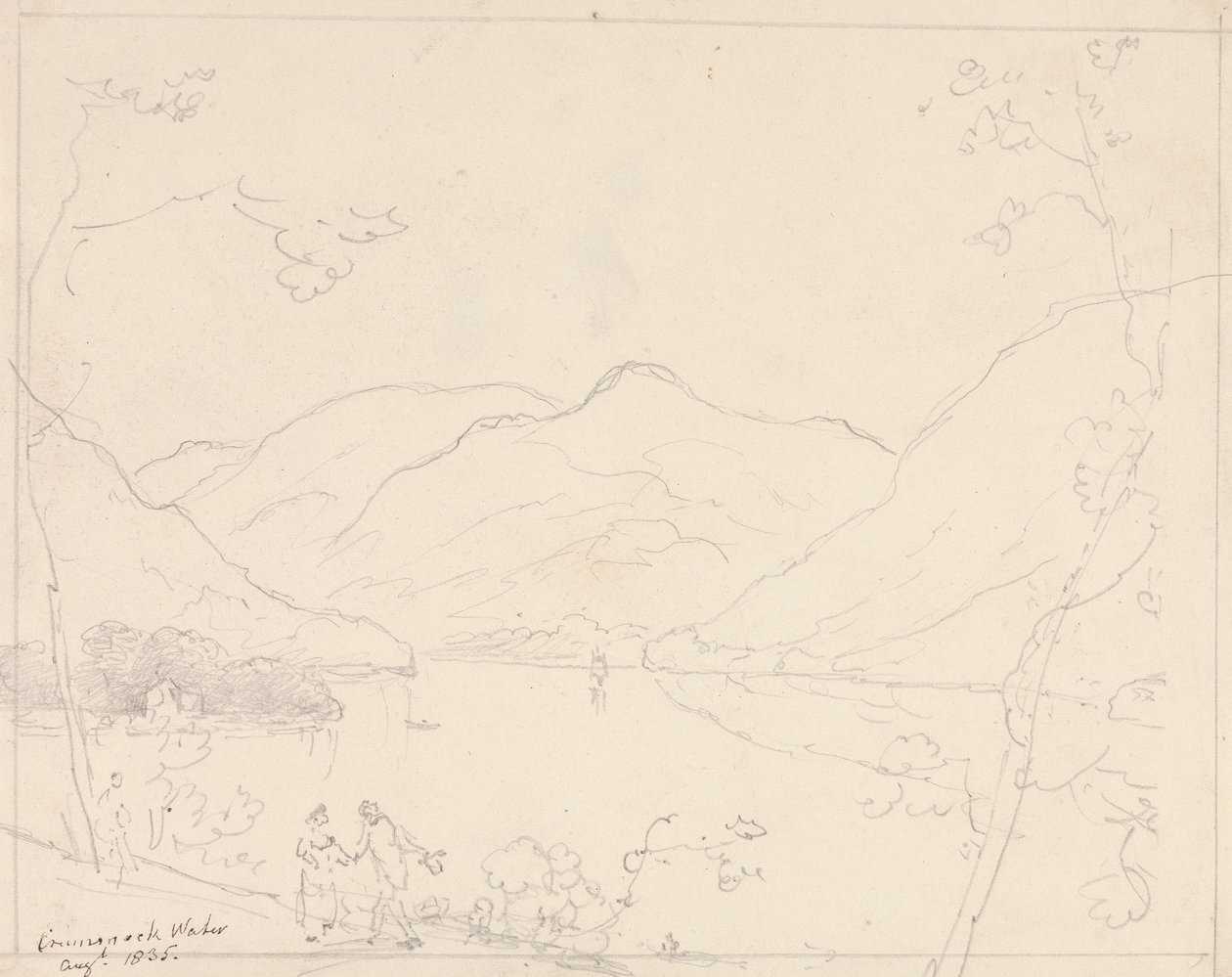 Crummock Water, Agosto 1835 da Capt. Thomas Hastings