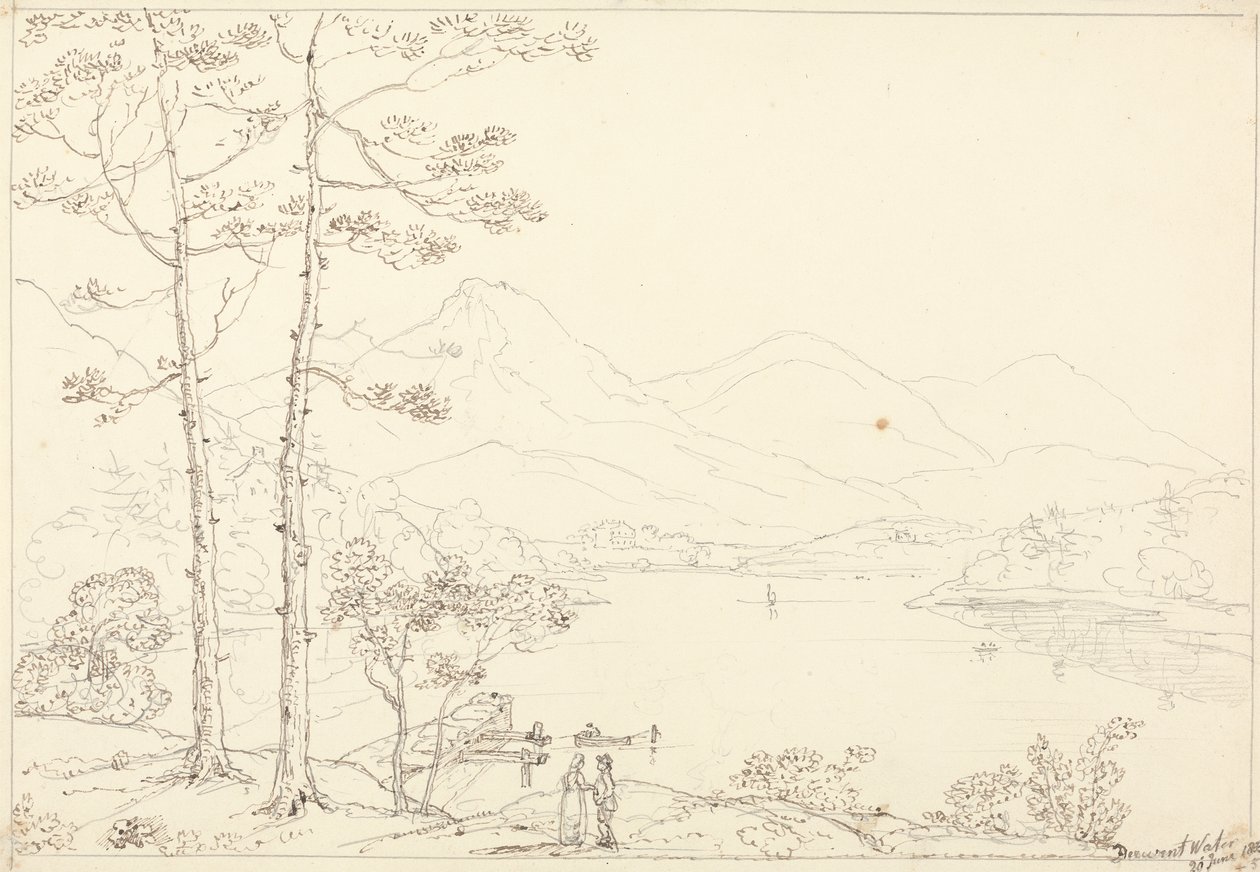 Derwent Water, 20 giugno 1835 da Capt. Thomas Hastings