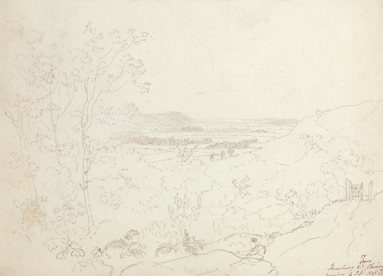 Da Strawberry Hill, Clevedon, sabato 6 settembre 1845 da Capt. Thomas Hastings