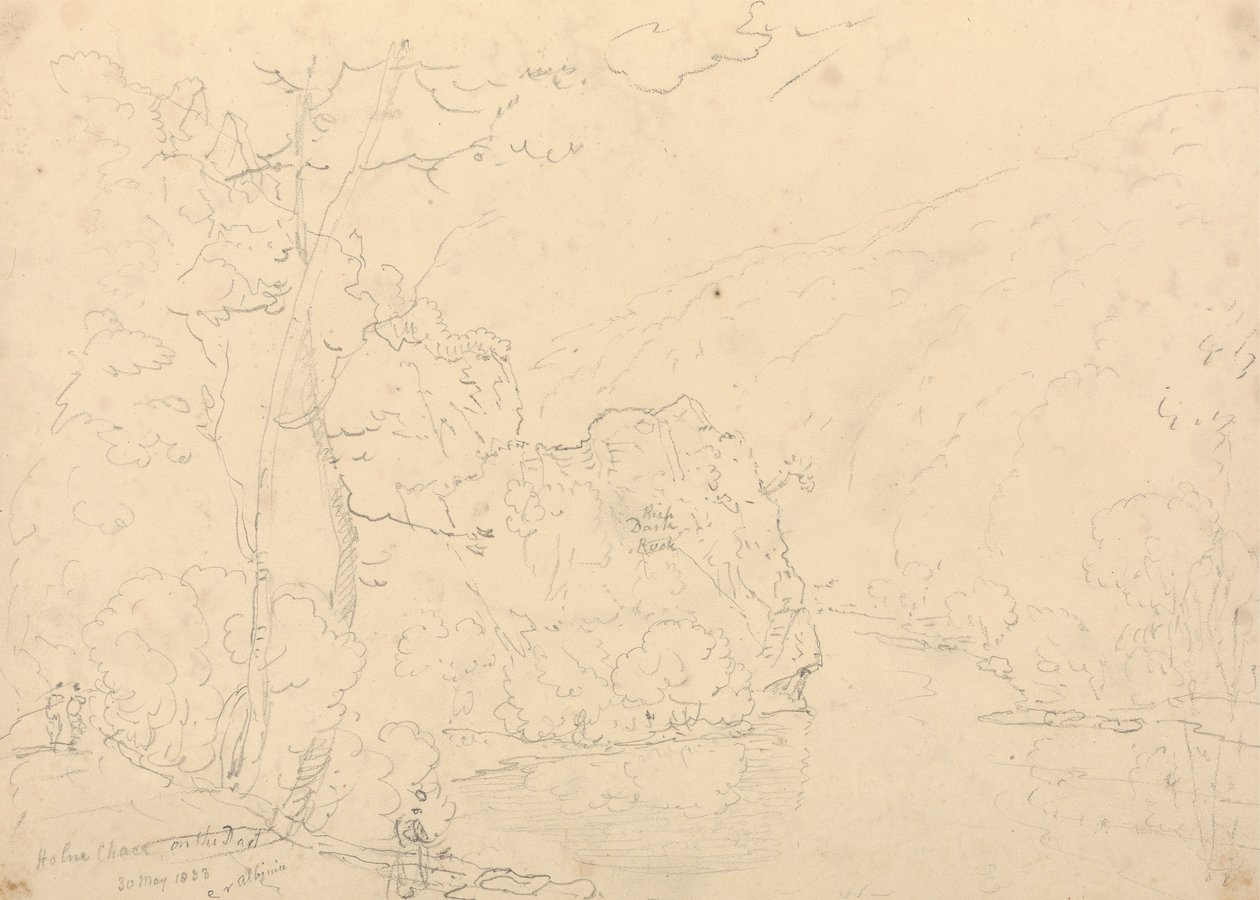 Holne Chase sul Dart, 30 maggio 1833 da Capt. Thomas Hastings