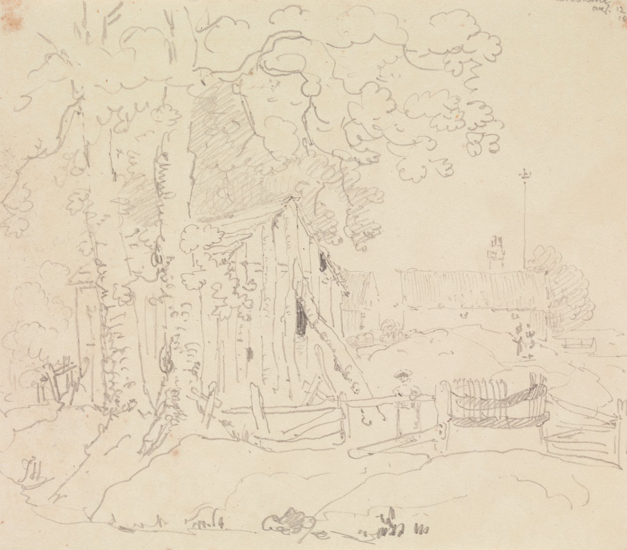 A Calbourne, Isola di Wight, 12 agosto 1829 da Capt. Thomas Hastings