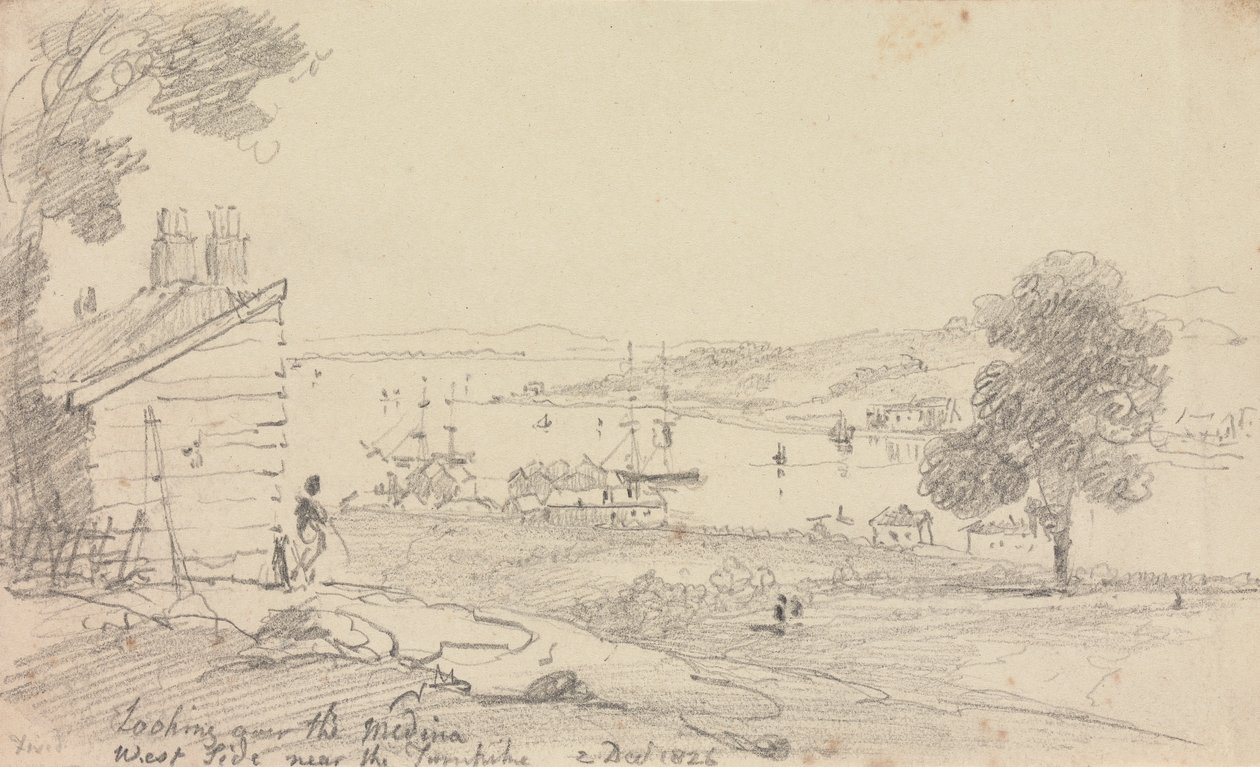 Guardando Sopra il Medina, 2 Dicembre 1826 da Capt. Thomas Hastings