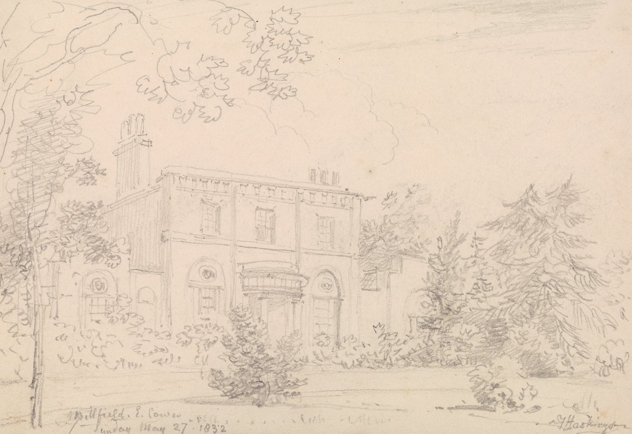 Millfield, East Cowes, domenica 27 maggio 1832 da Capt. Thomas Hastings