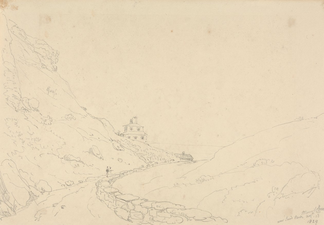 Monte Cleves, vicino a Sandrock, Isola di Wight da Capt. Thomas Hastings