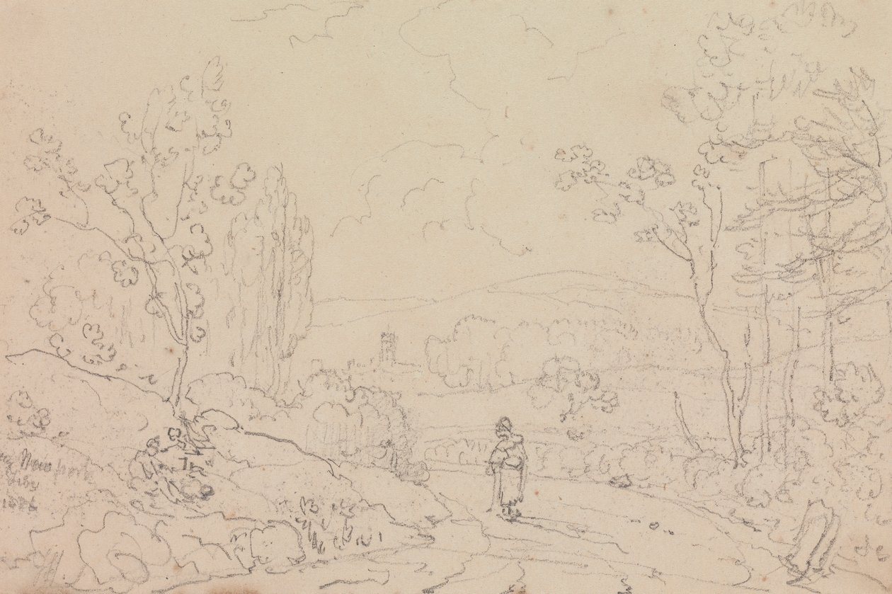 Vicino a Newport, Isola di Wight, Febbraio 1826 da Capt. Thomas Hastings