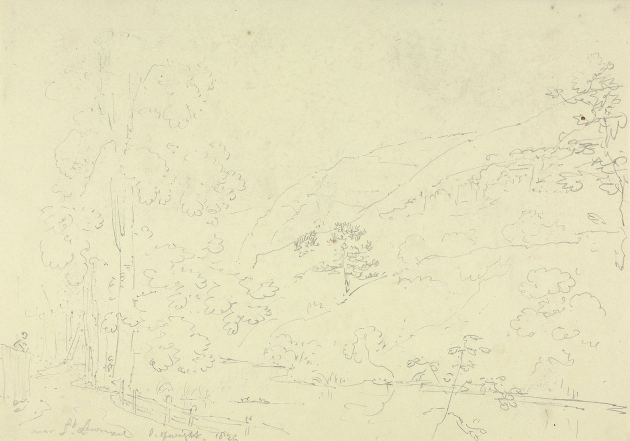 Vicino a Saint Lawrence, Isola di Wight da Capt. Thomas Hastings