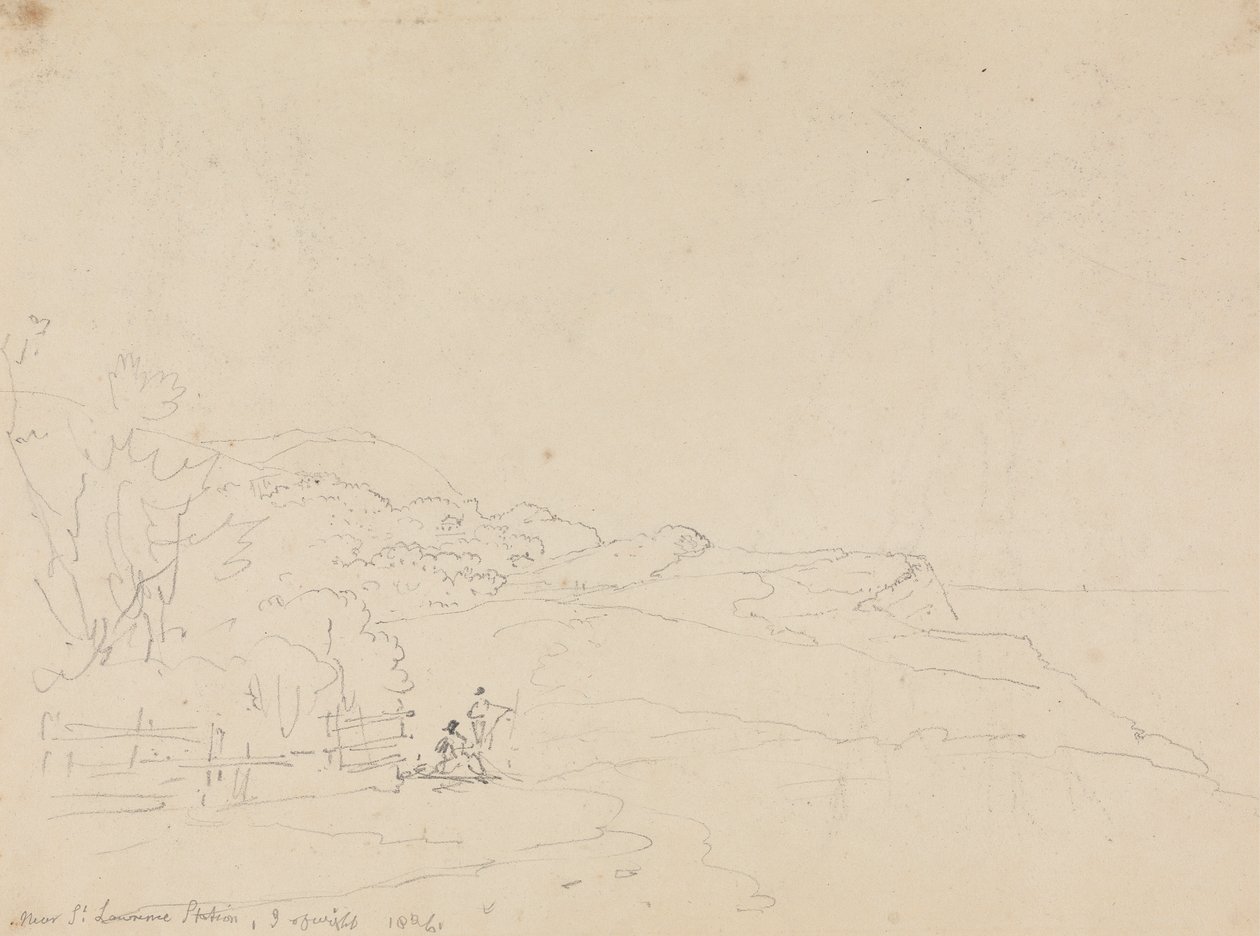 Vicino alla Stazione di Saint Lawrence, Isola di Wight da Capt. Thomas Hastings