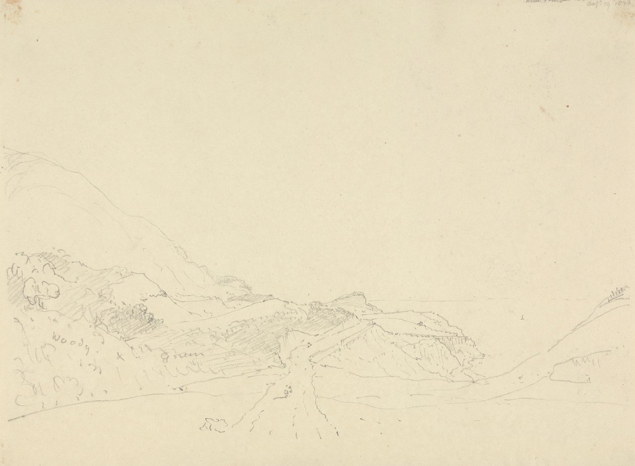 Vicino a Ventnor Down, 19 Agosto 1826 da Capt. Thomas Hastings