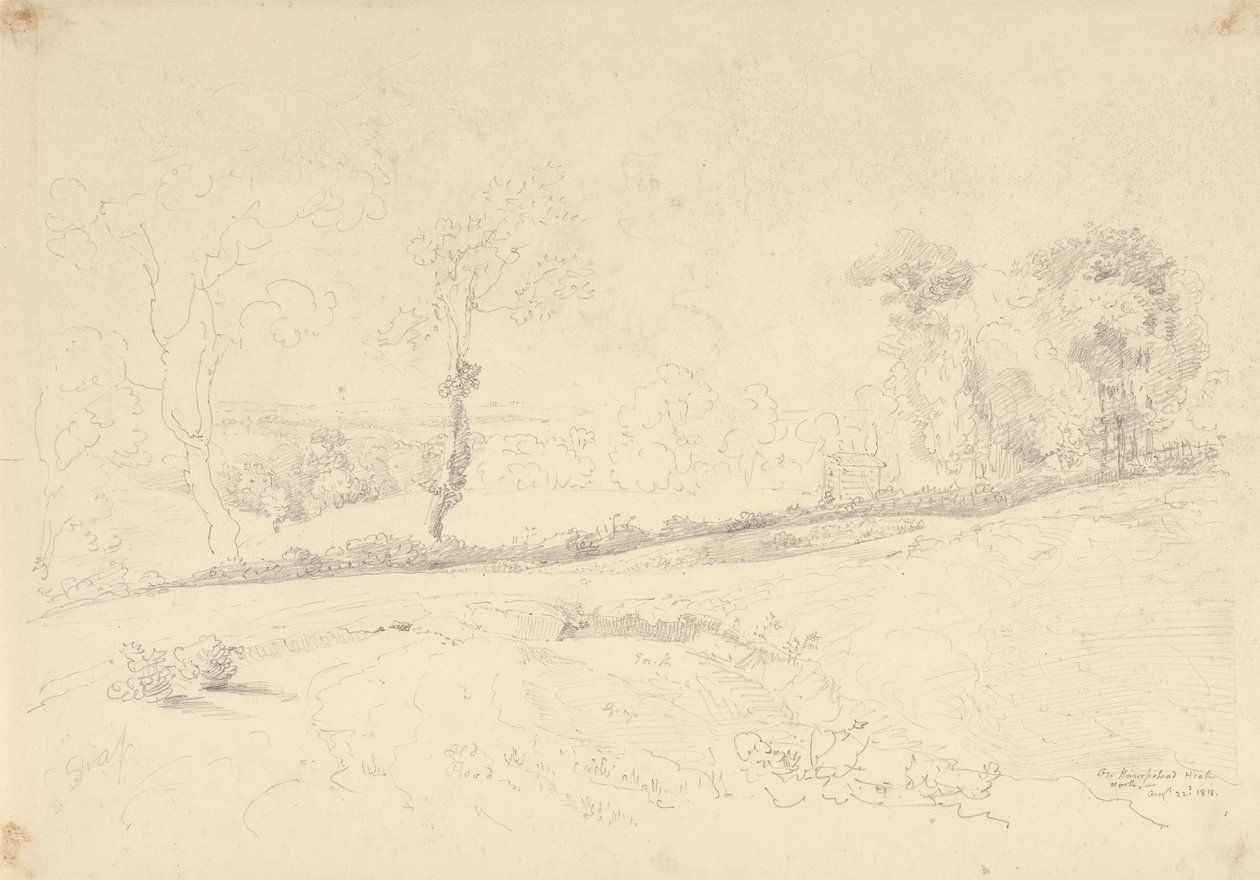 Sulla brughiera di Hampstead, 22 agosto 1818 da Capt. Thomas Hastings
