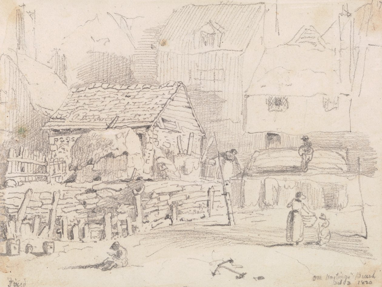 Sulla spiaggia di Hastings, 3 ottobre 1820 da Capt. Thomas Hastings