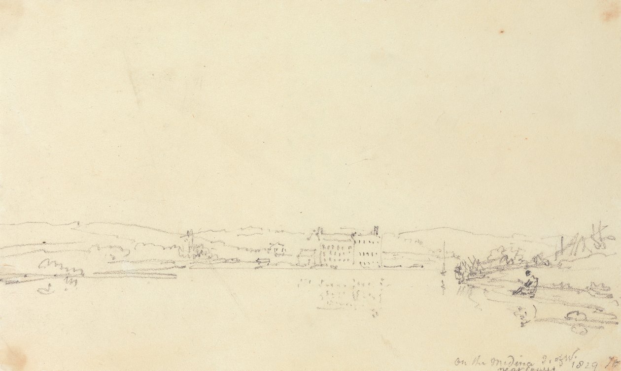 Sul Medina vicino a Cowes, Isola di Wight da Capt. Thomas Hastings