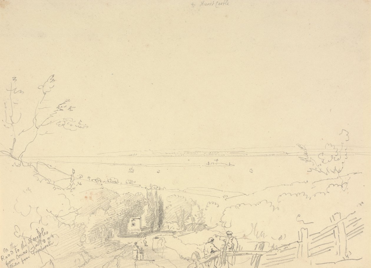 Sulla strada per le Needles da Cowes da Capt. Thomas Hastings