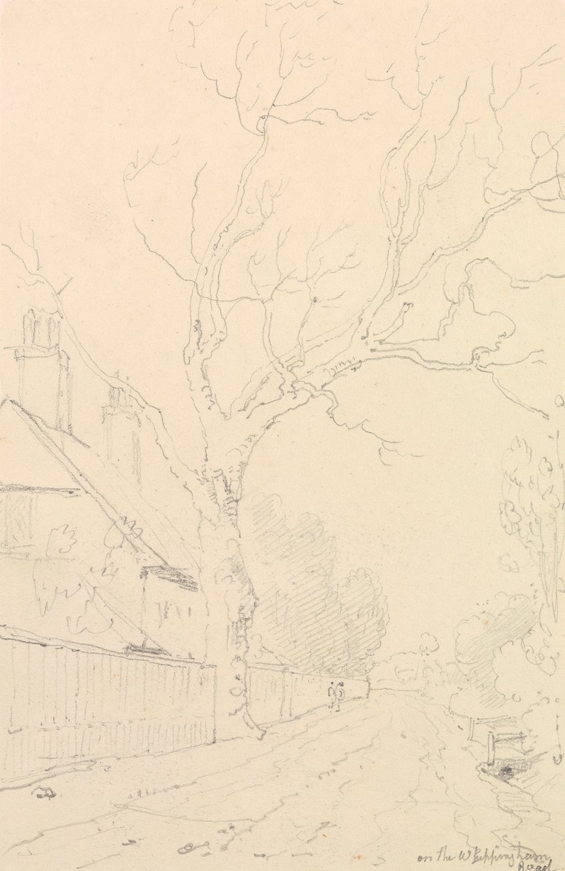 Sulla strada di Whippingham, Isola di Wight da Capt. Thomas Hastings