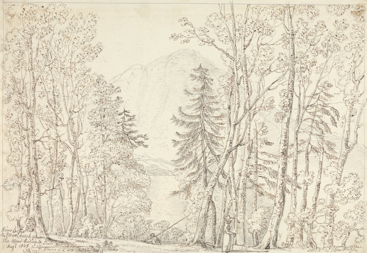 Fiume Cocker e Mellbreak, 1 Agosto 1835 da Capt. Thomas Hastings