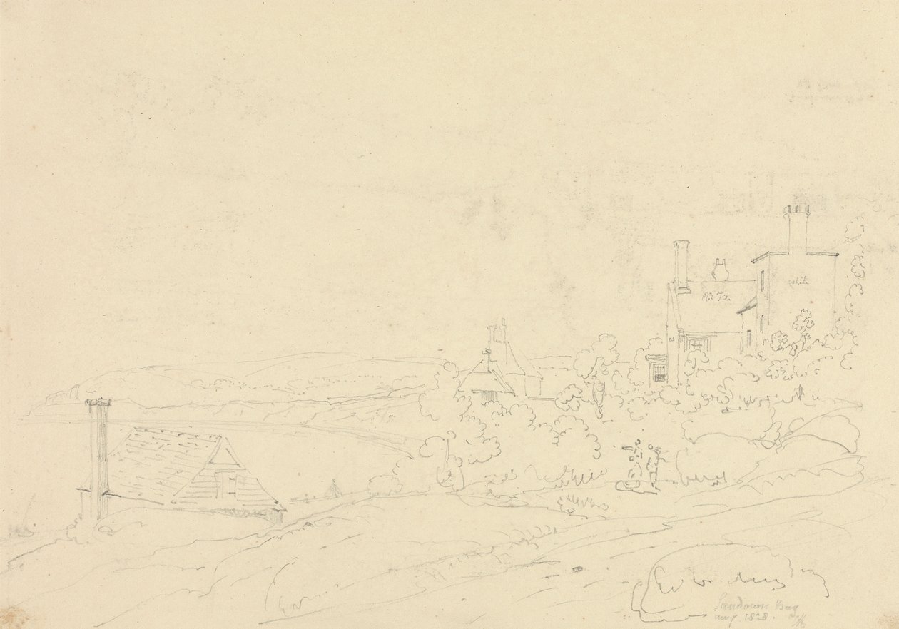 Baia di Sandown, Isola di Wight, agosto 1828 da Capt. Thomas Hastings