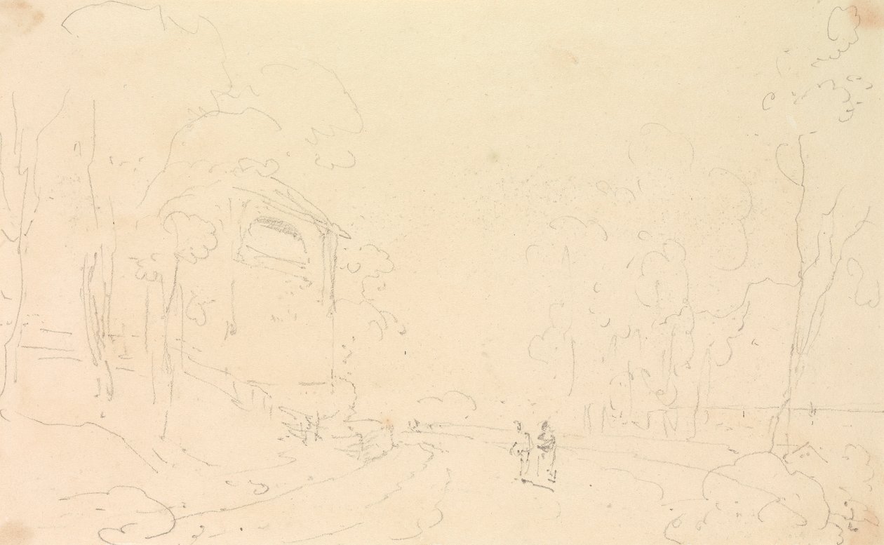 Schizzo della casa estiva del signor Ward, Isola di Wight da Capt. Thomas Hastings