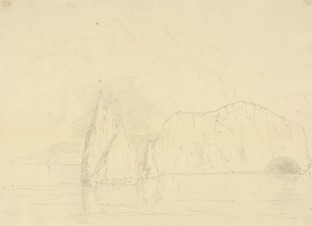Gli aghi e le scogliere di Freshwater, Isola di Wight da Capt. Thomas Hastings