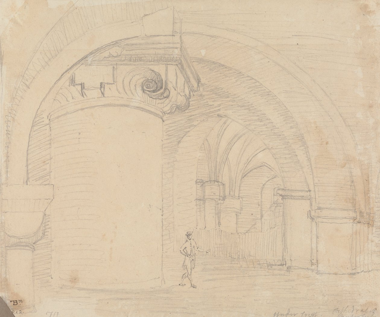 Sottocroce, Cattedrale di Canterbury da Capt. Thomas Hastings