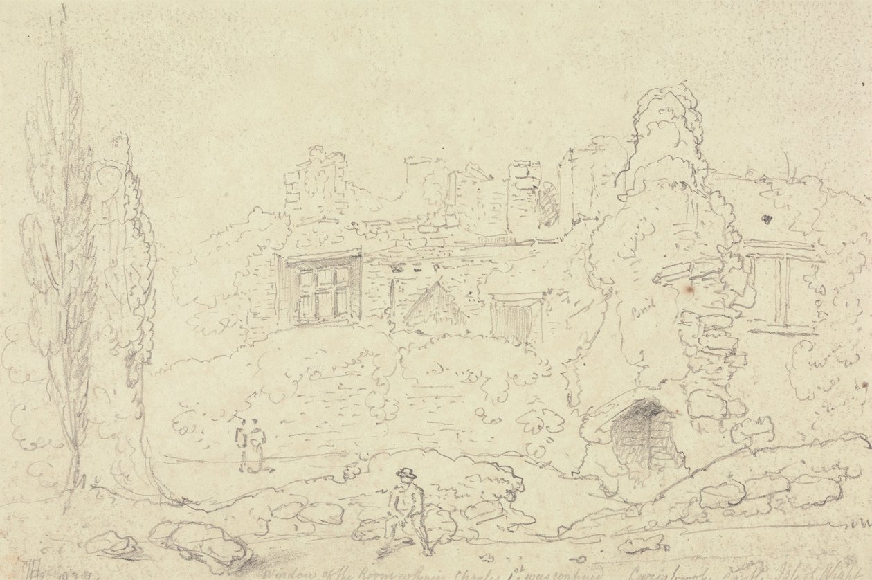 Finestra della stanza dove Carlo I fu confinato, Castello di Carisbrooke da Capt. Thomas Hastings