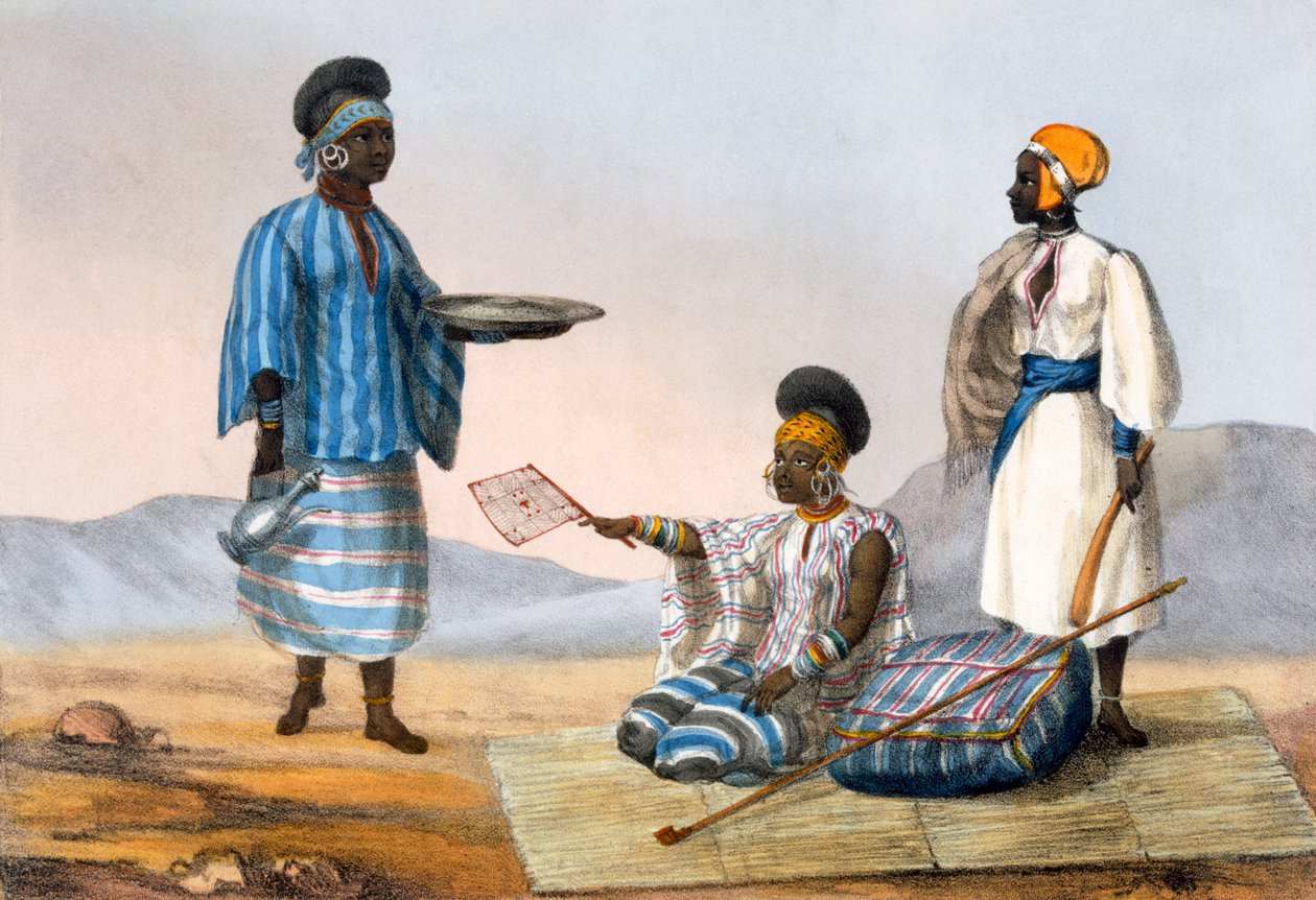 Gruppo di donne native in Sudan, da 